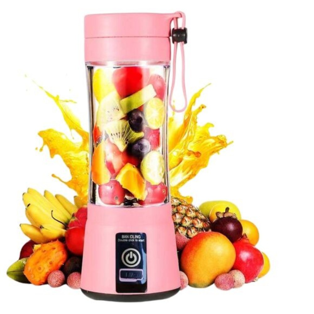Pink Portable Personal Blender,Mini Juicer Cup‎ Smoothie Maker ,USB Charger